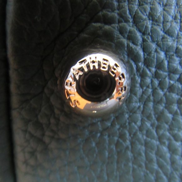 Strathberry Lana Midi Bucket Bag Bottle Green Never Used - Picture 5 of 10